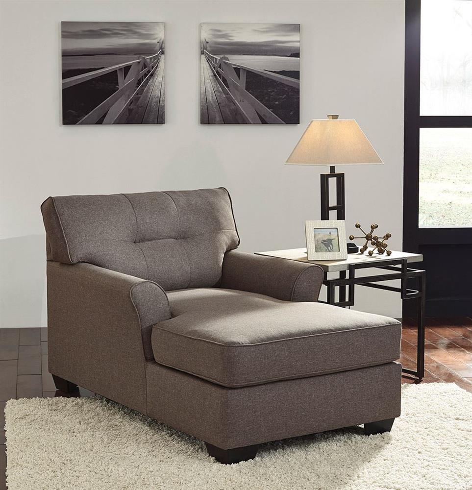 Tibbee Slate Chaise