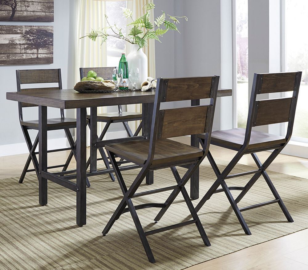 Kavara Counter Table with 4 Stools