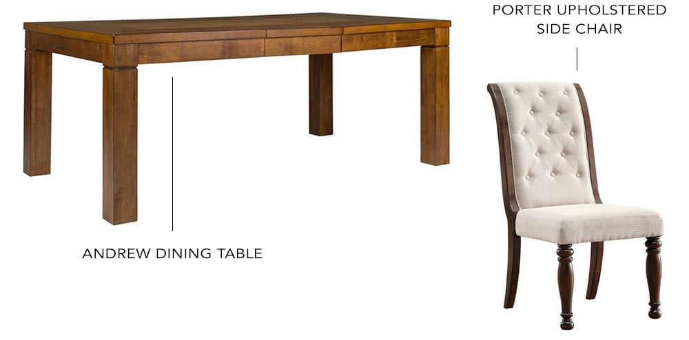 Porter upholstered dining 2025 chair